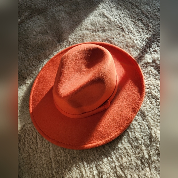 Bright Orange Fedora Brim - Super cute 😍 Unisex - Picture 7 of 17
